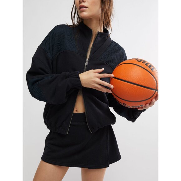 FP Movement by Free People Black Zip-Up Sweatshirt - Picture 1 of 15